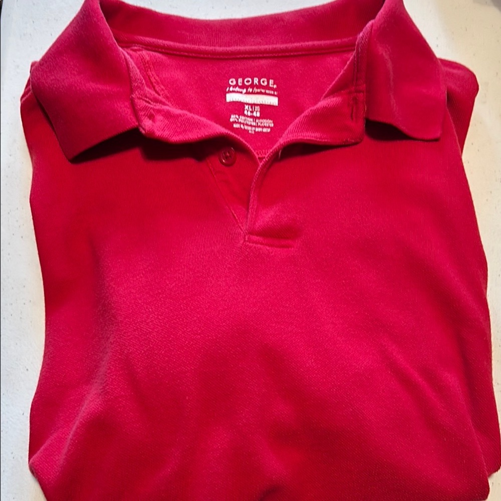 George Red Polo Shirt
